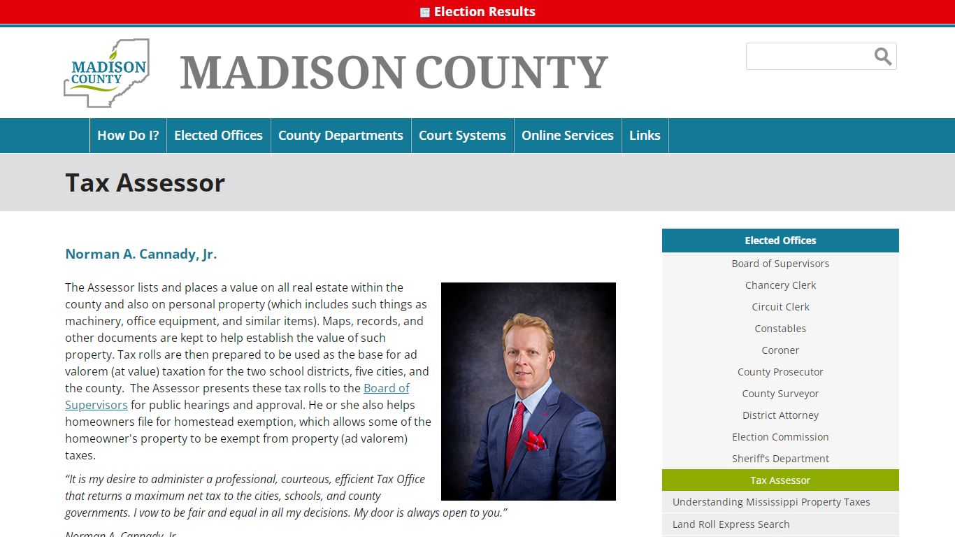 Tax Assessor | Madison County Mississippi